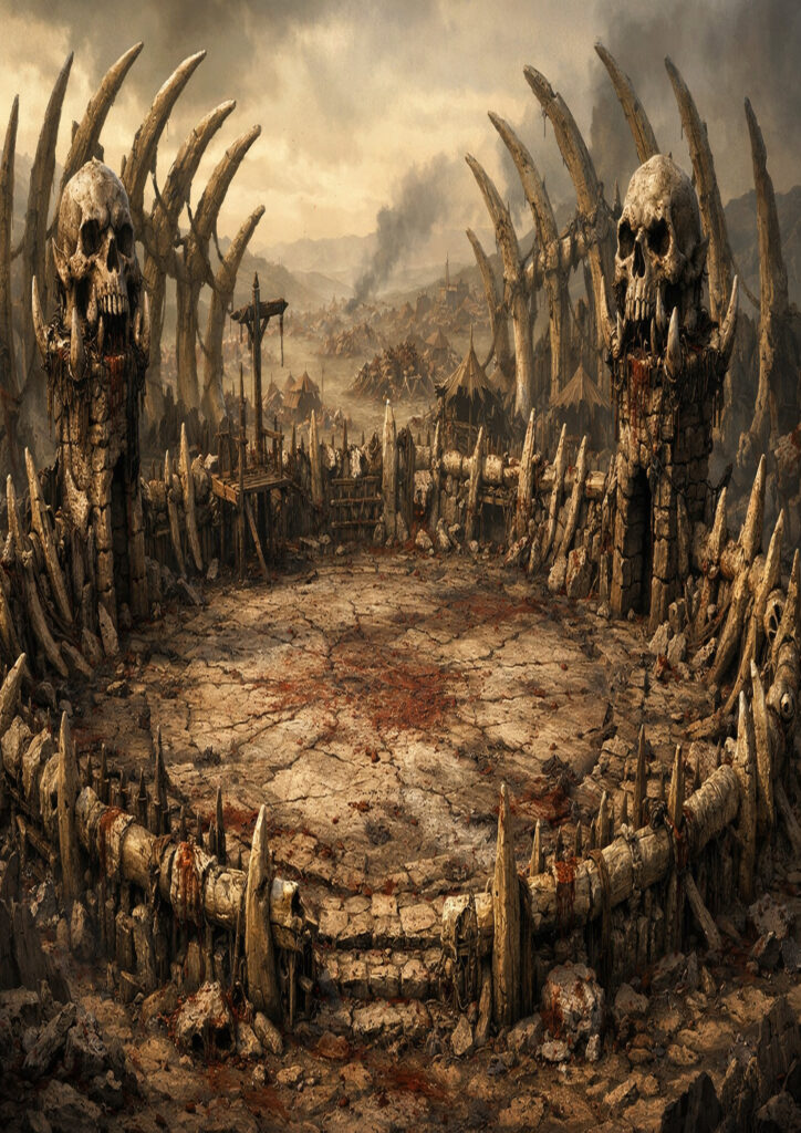 fantasy landscape image inspired by mythical realms