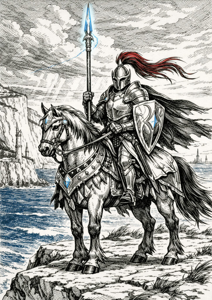 High elves army warhammer inspired fantasy art