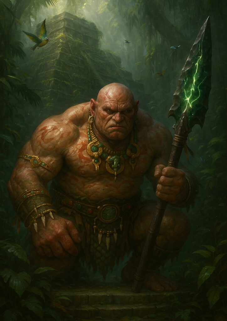 Savage ogres army warhammer inspired artwork