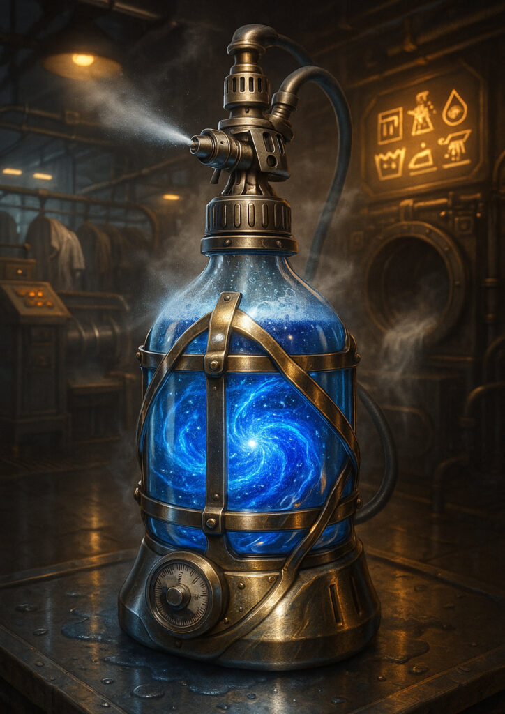 Steampunk everyday object artwork showcasing mechanical craftsmanship and retro-industrial design.