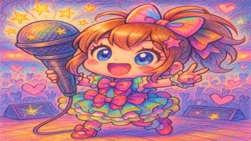 Stylized caricature illustration with light humor and expressive drawing style