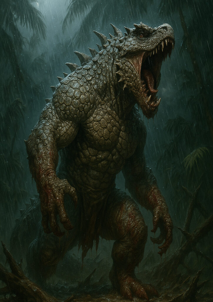 High detail warhammer inspired lizardmen characters