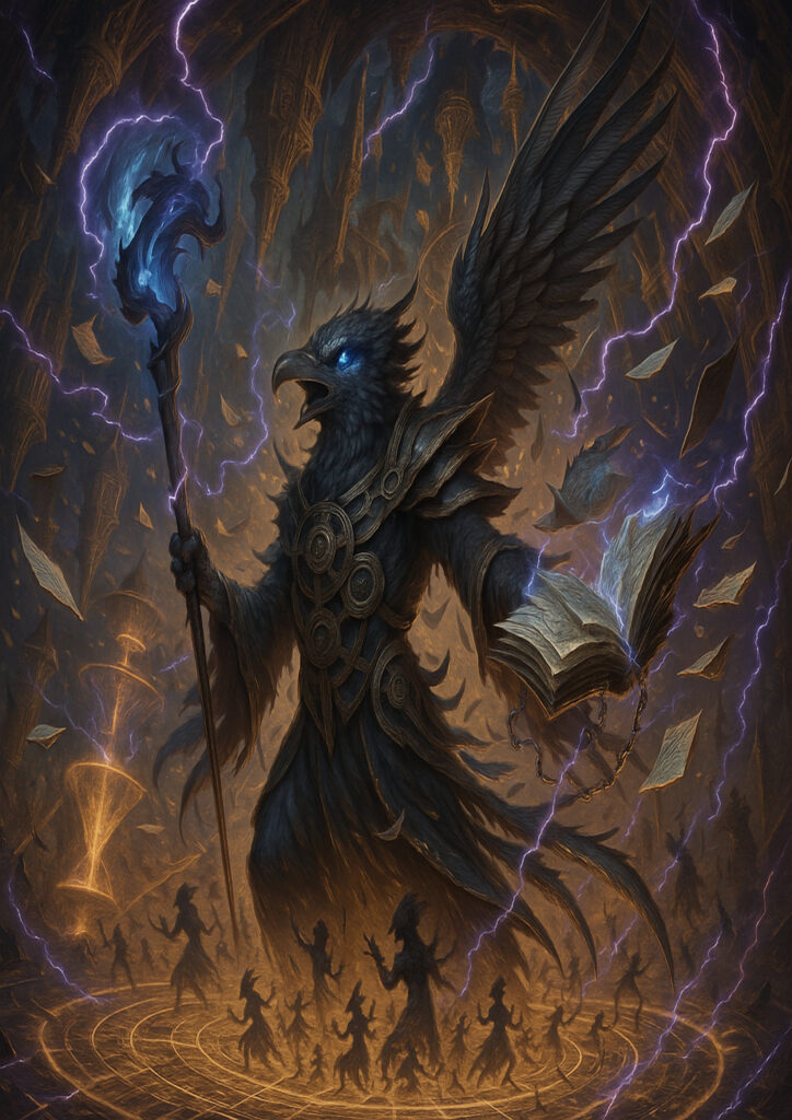 High detail warhammer inspired daemons of chaos characters