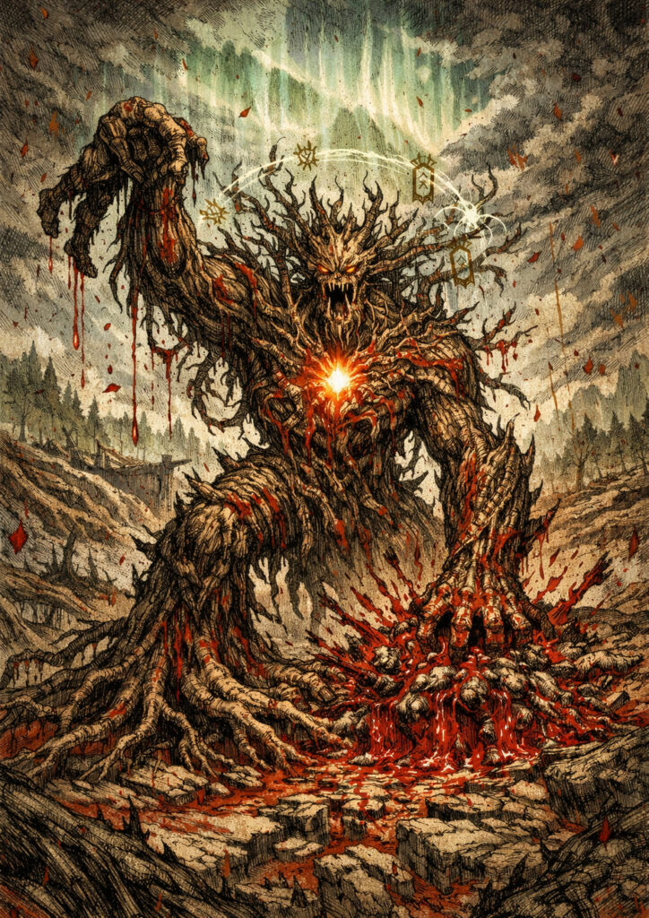 Wood elves faction inspired by warhammer aesthetic