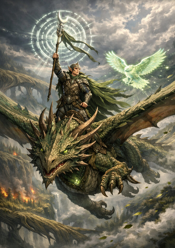 Wood elves faction inspired by warhammer aesthetic