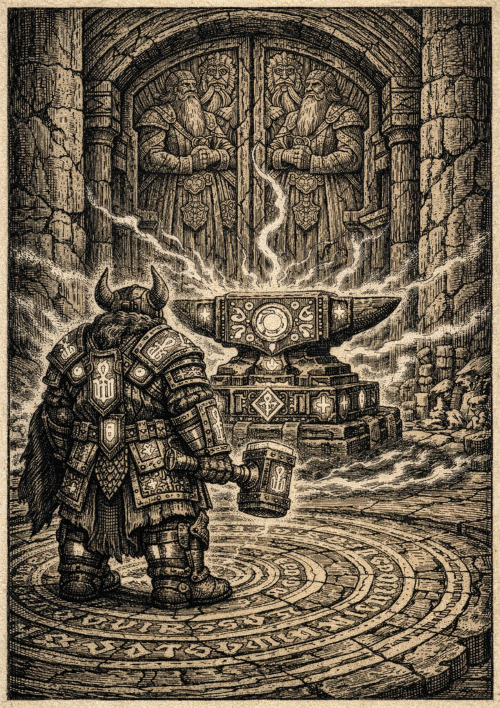 Dwarfs army inspired by warhammer fantasy style