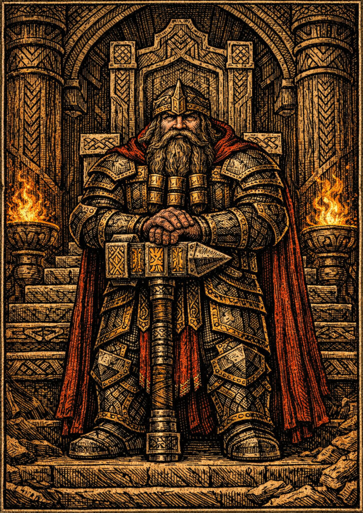 Dwarfs army inspired by warhammer fantasy style