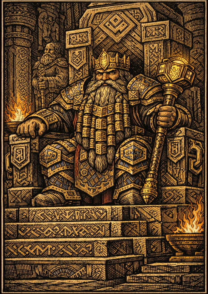 Dwarfs army inspired by warhammer fantasy style