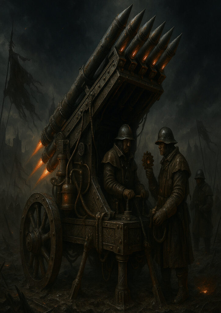 Heavily armored empire soldiers warhammer inspired art