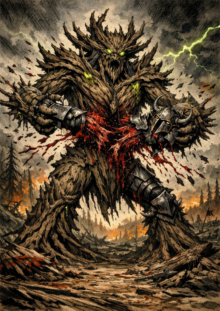 Wood elves army warhammer inspired fantasy art