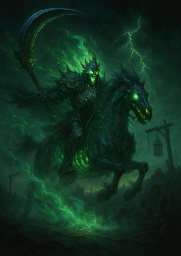 Vampire warriors inspired by warhammer aesthetic