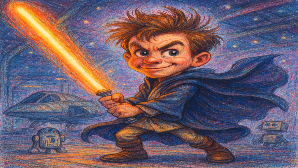 Expressive caricature illustration inspired by everyday life and simple humor