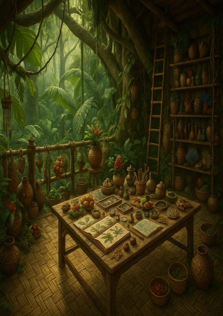 interior space inspired by real world cultures