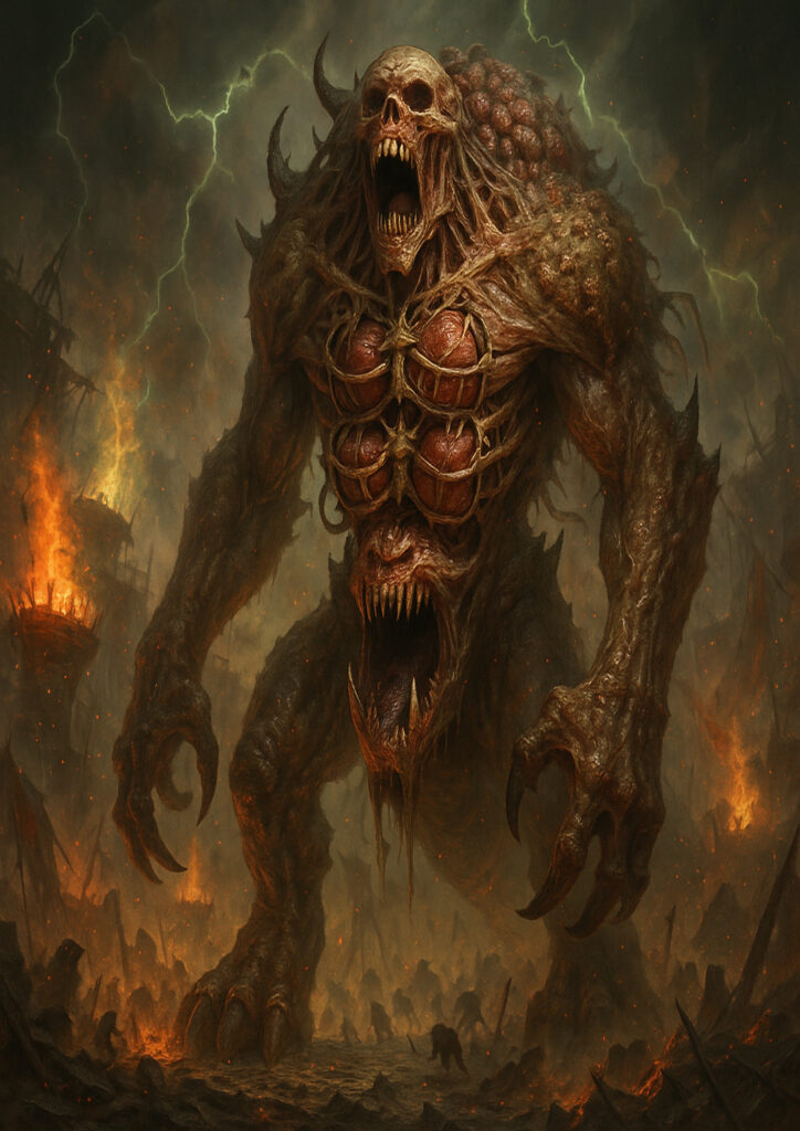 High detail warhammer inspired skaven characters