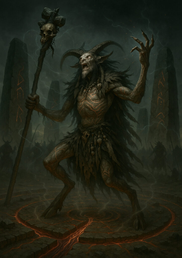 High detail warhammer inspired beastmen characters