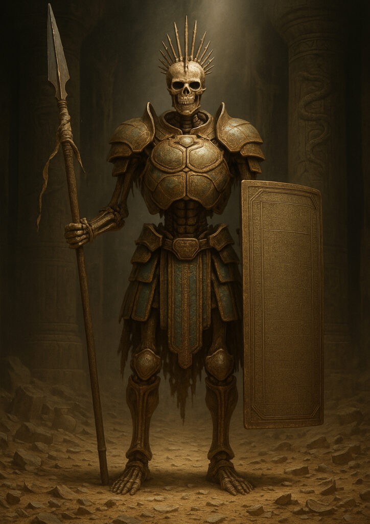 Undead tomb kings of khemria dark fantasy artwork