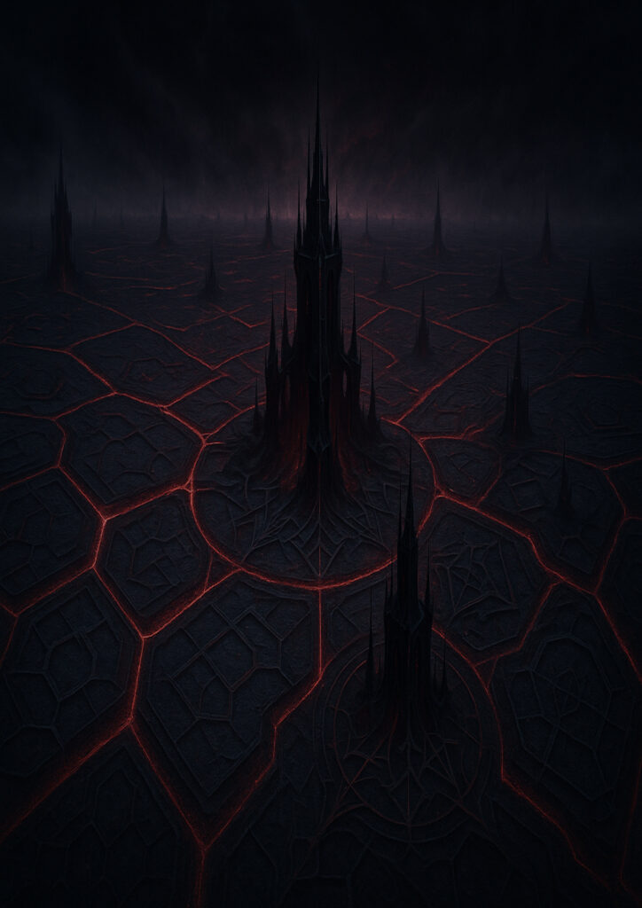 fantasy landscape artwork showing fantasy world