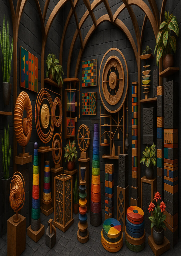 cozy room interior inspired by global cultures