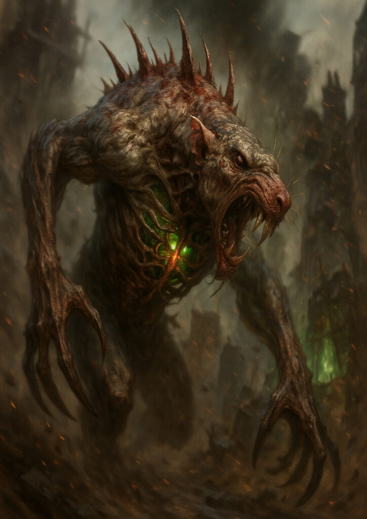 Chaotic skaven army warhammer inspired artwork