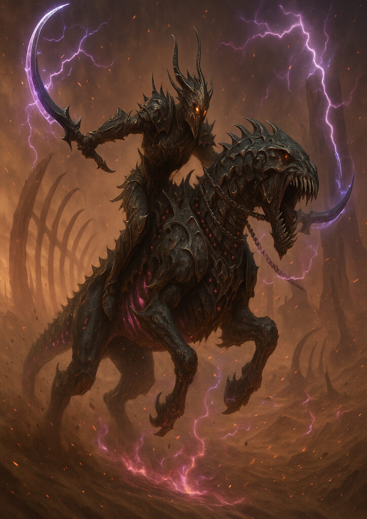 Infernal daemons of chaos warhammer inspired artwork