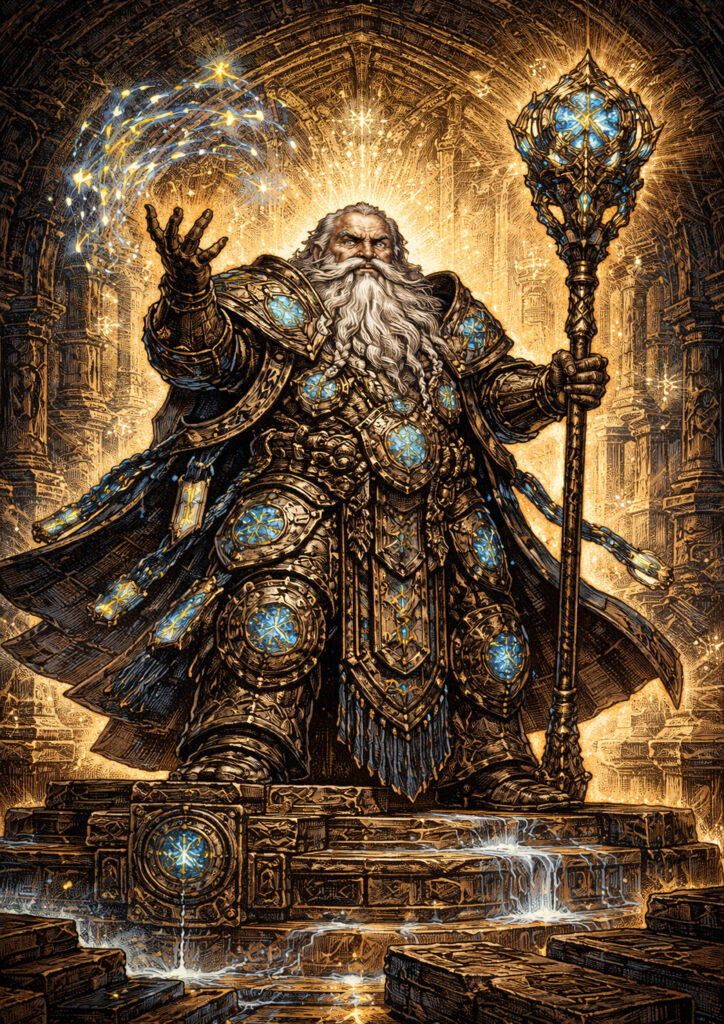 Warhammer inspired dwarfs warriors fantasy artwork