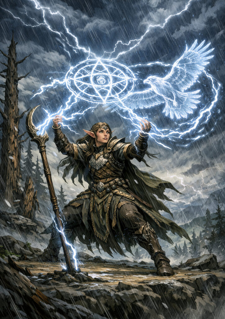 Wood elves army warhammer inspired fantasy art