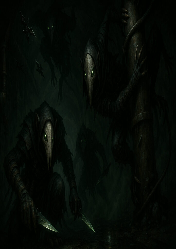 Chaotic skaven army warhammer inspired artwork