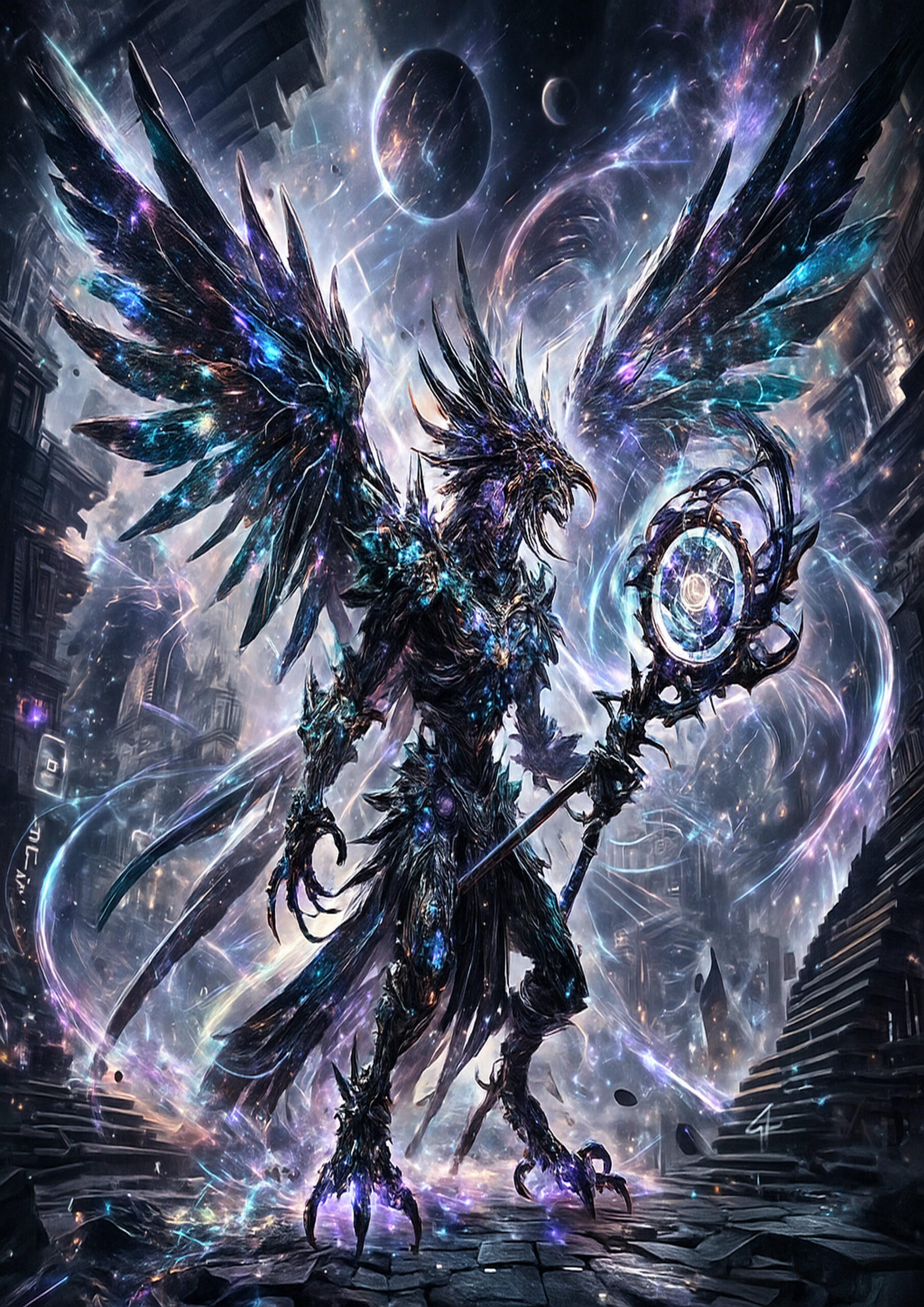 Infernal daemons of chaos warhammer inspired artwork