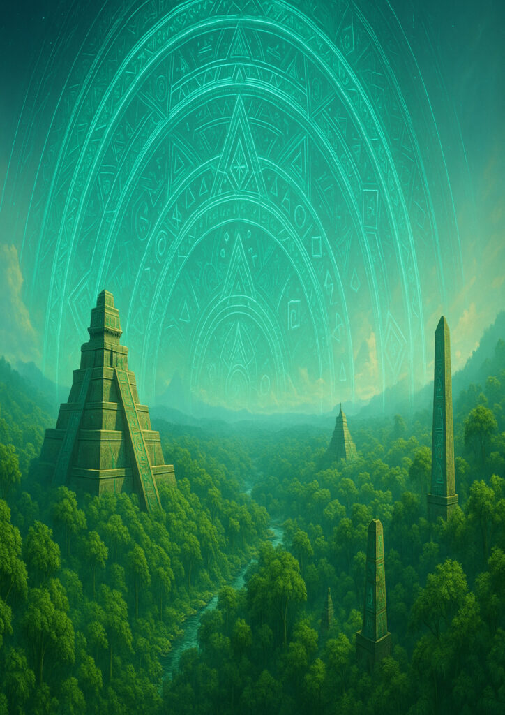 fantasy landscape artwork showing fantasy world