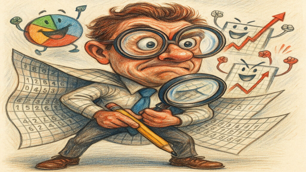 Humorous caricature artwork inspired by everyday observations and human character