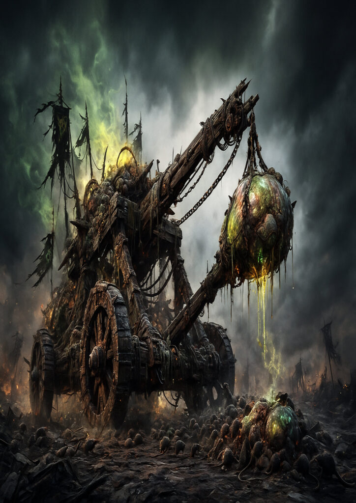 Warhammer inspired skaven digital fantasy art