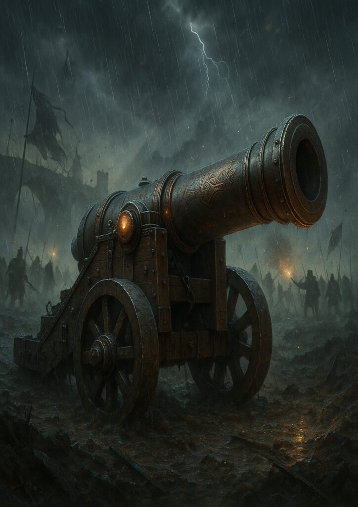 Cinematic warhammer inspired empire illustration