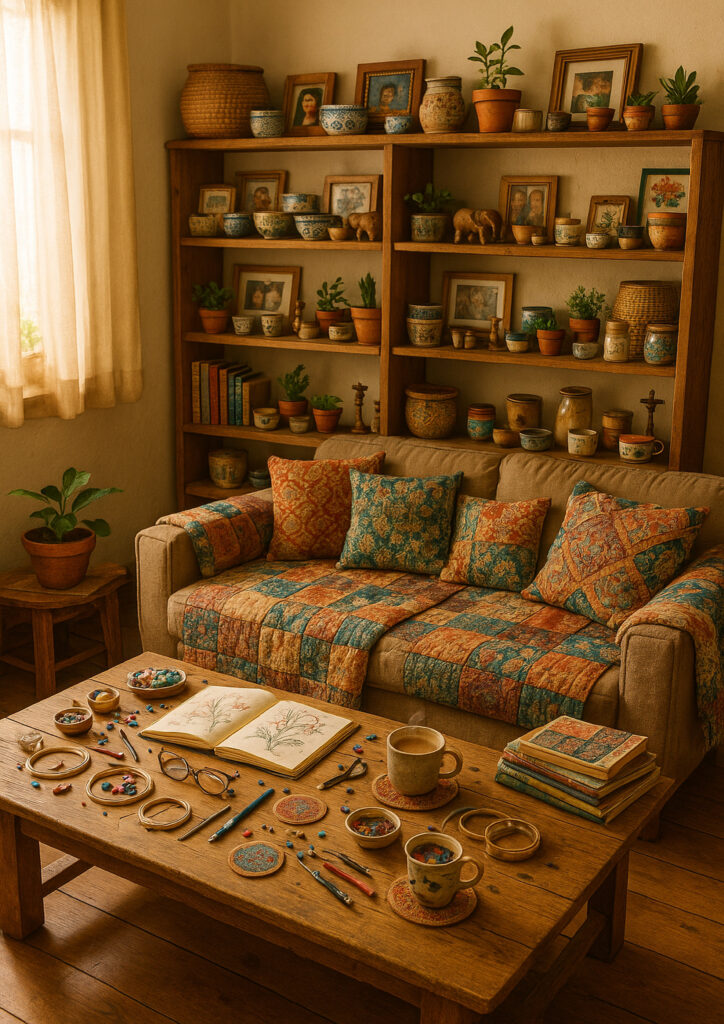 fantasy interior space inspired by historical cultures