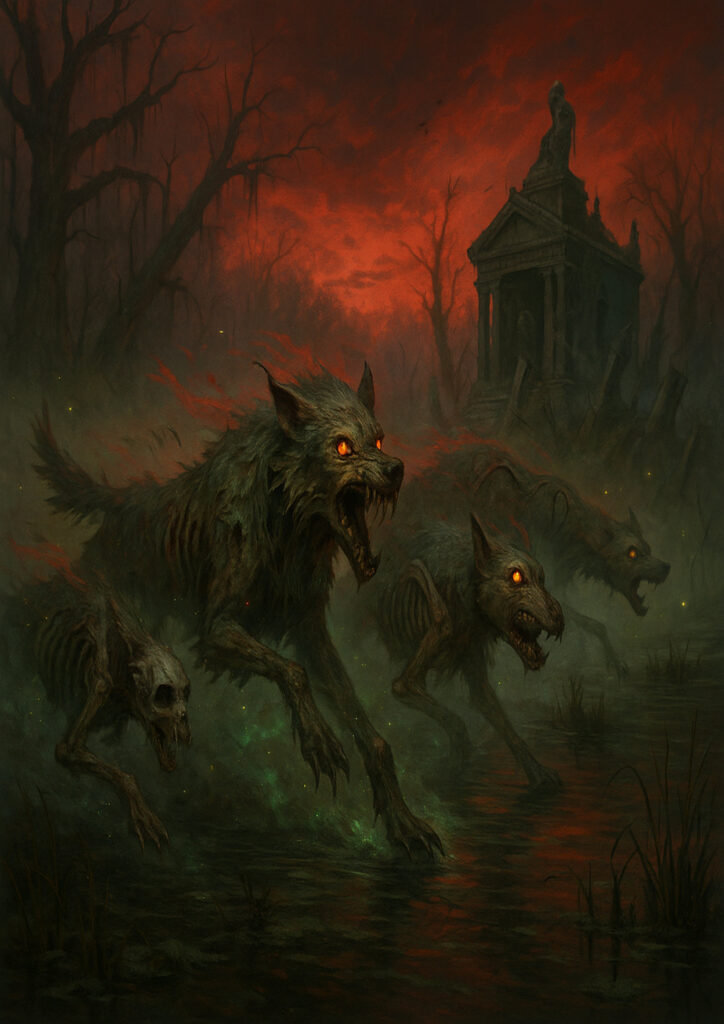 Epic warhammer inspired vampires battlefield scene