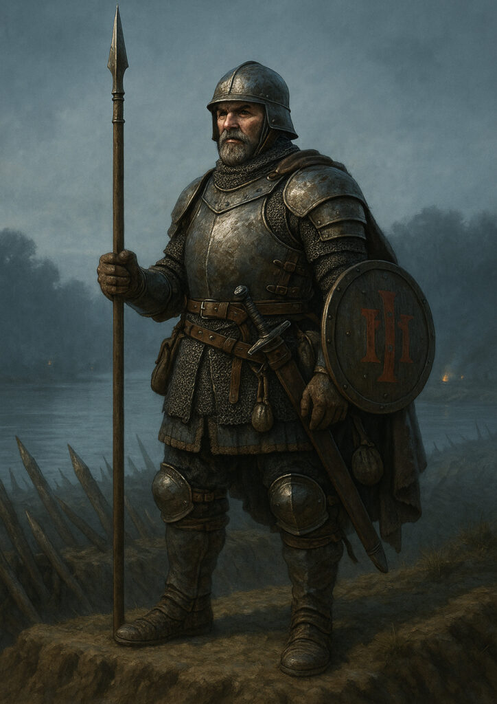 Cinematic warhammer inspired empire illustration