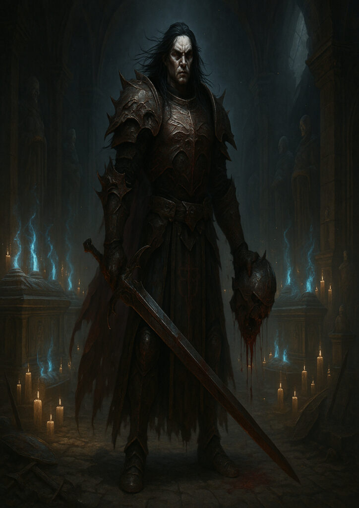 High detail warhammer inspired vampire characters