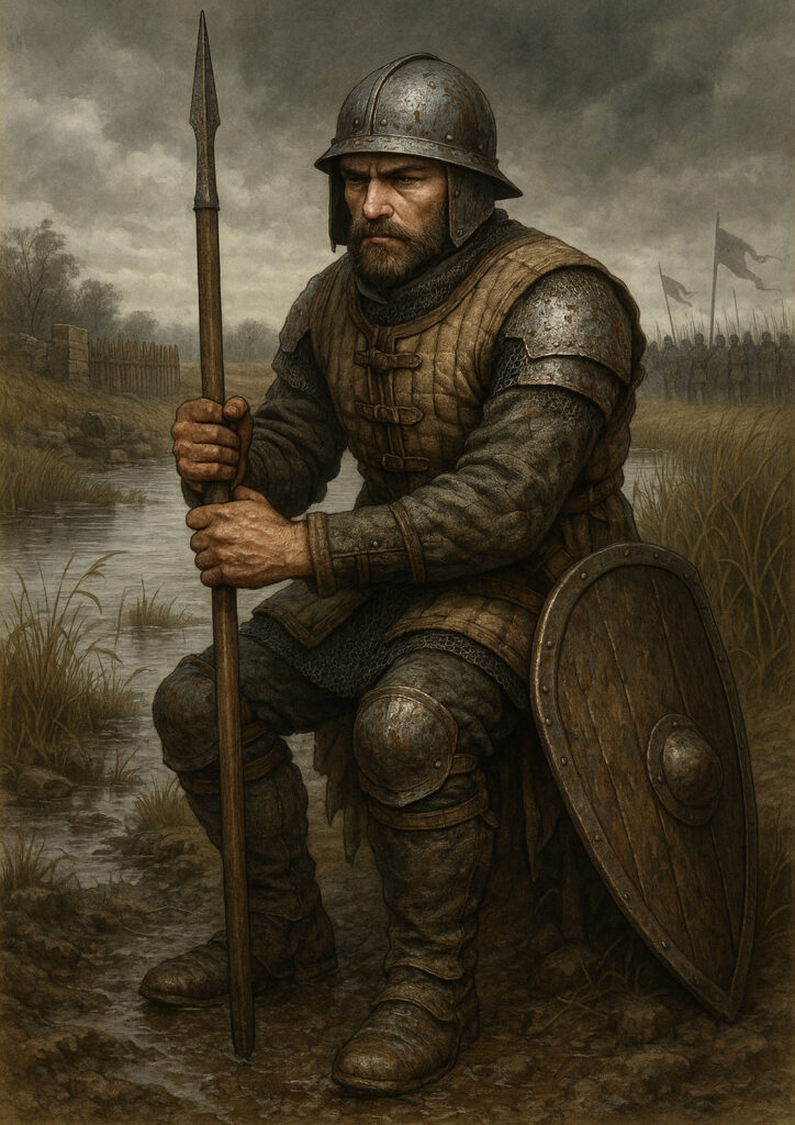 Human empire warriors with warhammer influence