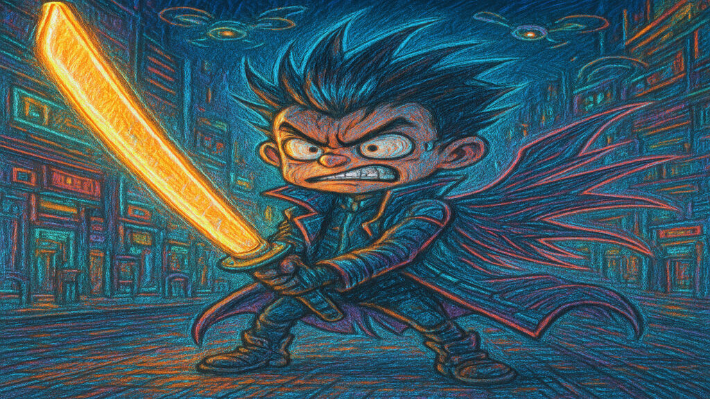 Playful caricature illustration highlighting personality through exaggerated form