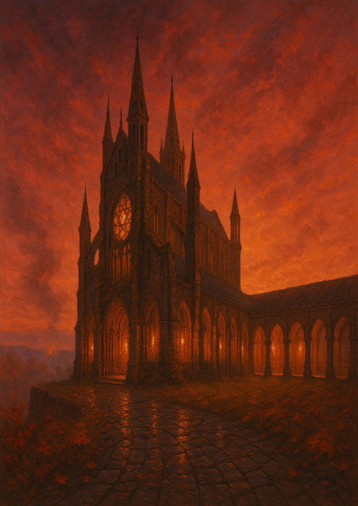 autumn countryside scenery with warm fall tones