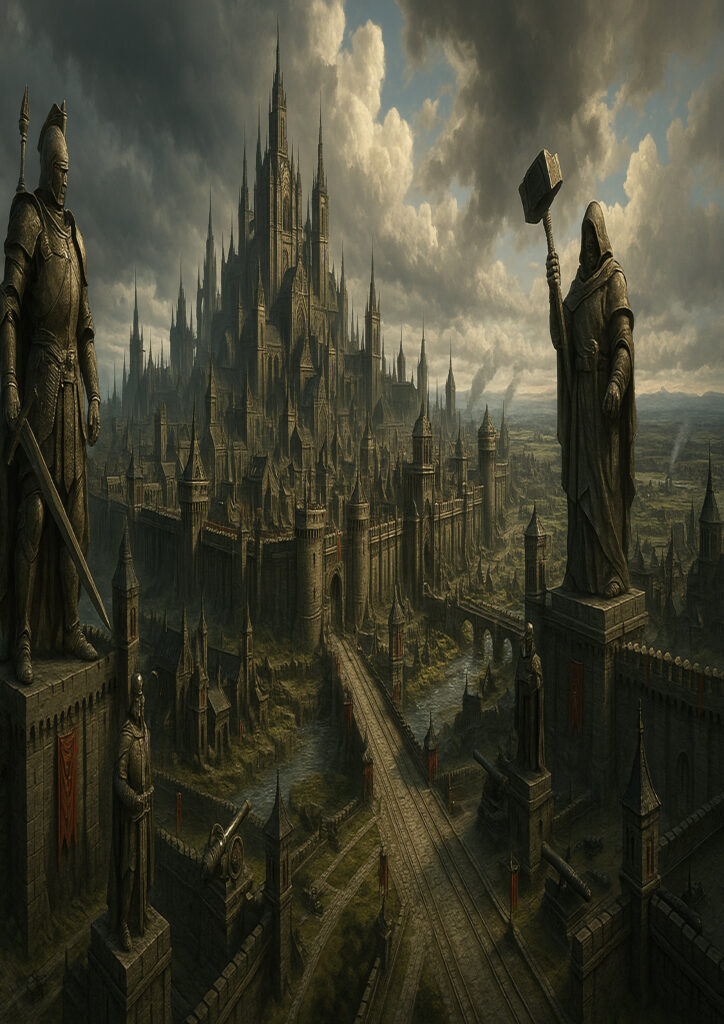 fantasy landscape image showing fantasy environment