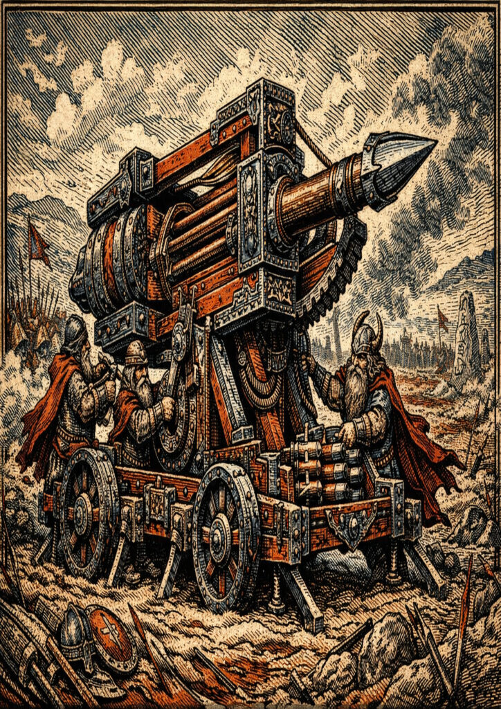 Warhammer inspired dwarfs digital fantasy art