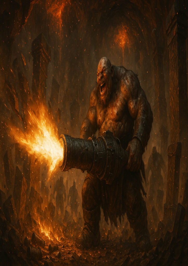 Brutal ogres warriors warhammer inspired art