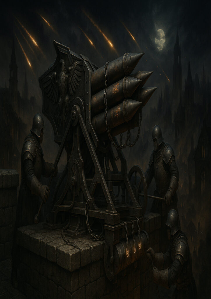 The empire army inspired by warhammer aesthetic