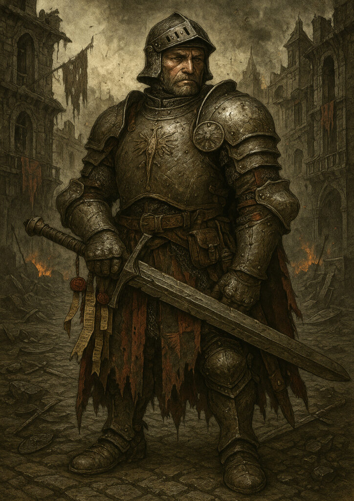 Human empire warriors with warhammer influence