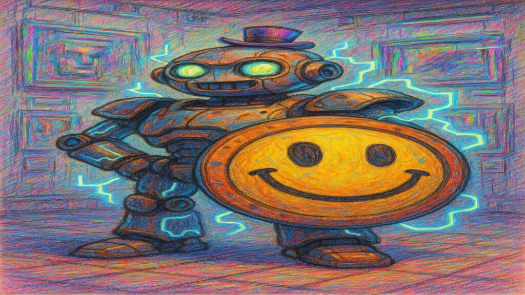 Playful caricature illustration highlighting personality through exaggerated form