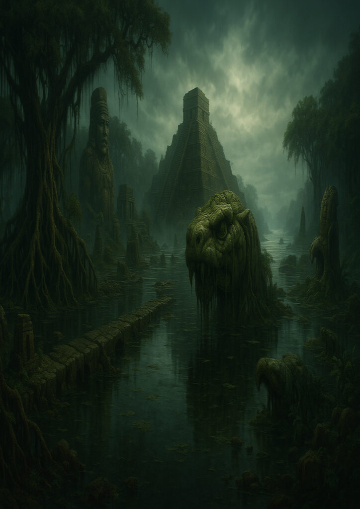 fantasy landscape artwork showing epic scale