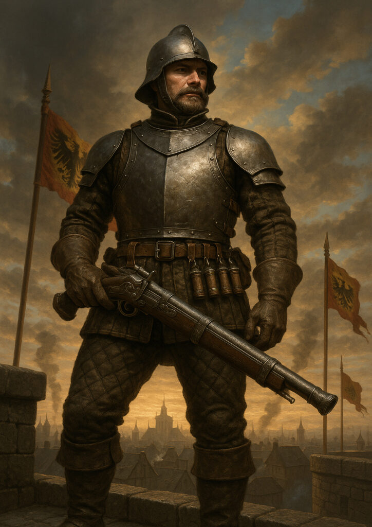 Human empire warriors with warhammer influence