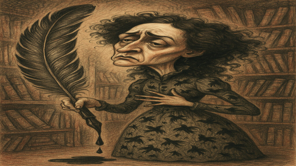 Playful caricature illustration highlighting personality through exaggerated form