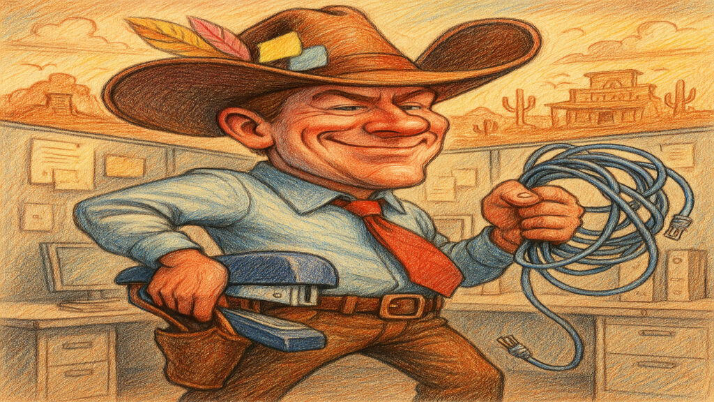 Playful caricature illustration highlighting personality through exaggerated form