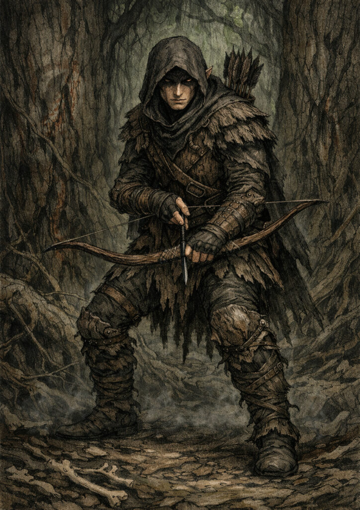 Ancient forest wood elves warhammer inspired artwork